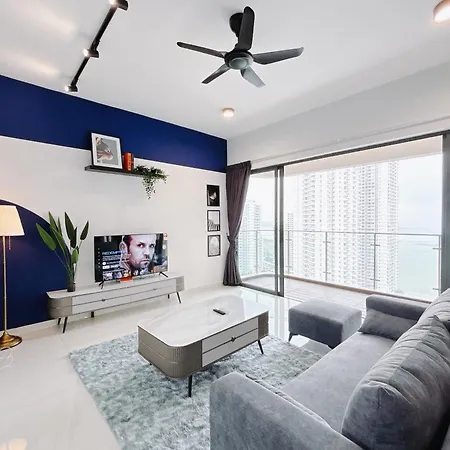 Seafront Country Garden Danga Bay By Lions Bay Apartment Johor Bahru Room photo
