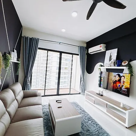 Seafront Country Garden Danga Bay By Lions Bay Apartment Johor Bahru Room photo